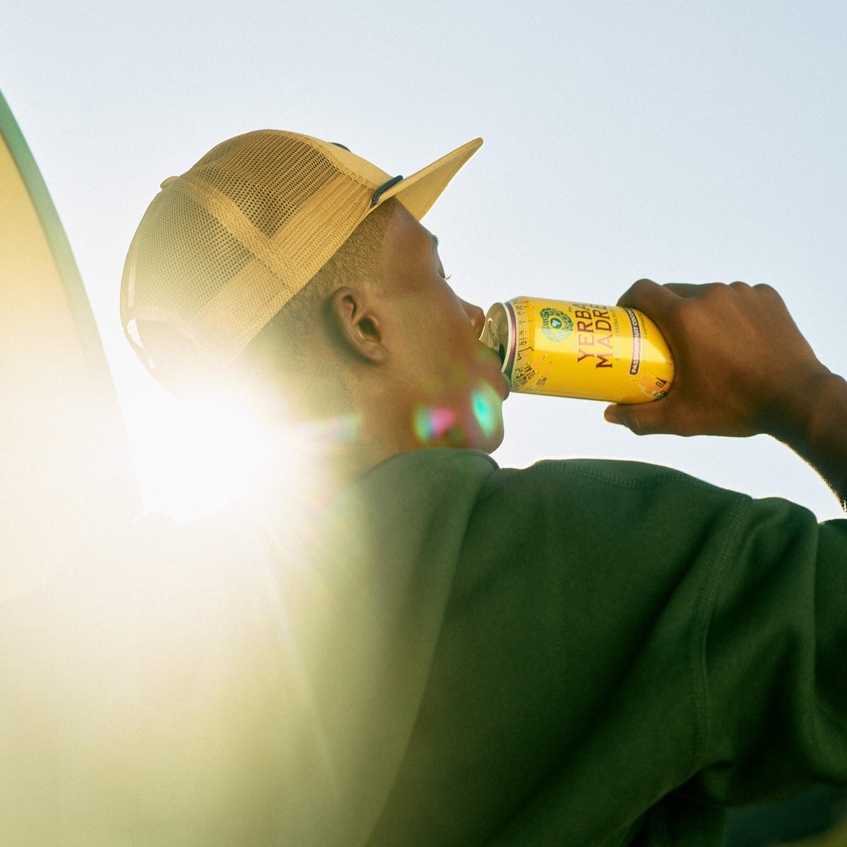 Guayaki Yerba Madre refreshing glass with iced yerba mate for afternoon pick-me-up