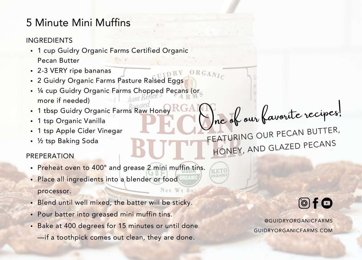 Guidry Organic Farms Gluten-free mark paired with pantry scene