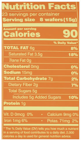Guittard Organic 66% wafers with cookies dough, ready for baking