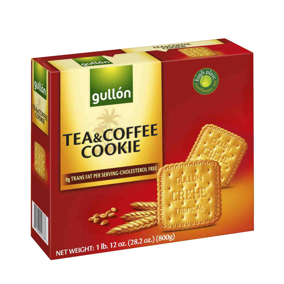 Gullon Tea and Coffee Cookies box setup—great for sharing during tea time.