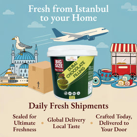 GÜLLÜOGLU Dubai Chocolate Filling versatile gourmet spread