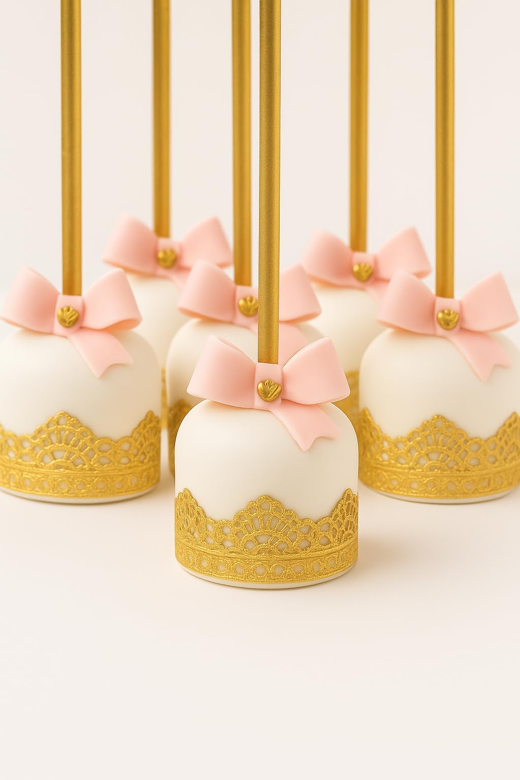 Gulunaa 3-piece gold lace set enhances home-baked treats