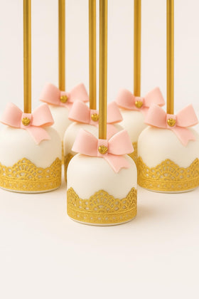 Gulunaa 3-piece gold lace set enhances home-baked treats