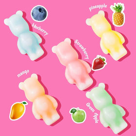Gummy Glow blueberry twist wax candy - vibrant bite for parties
