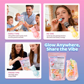 Gummy Glow strawberry glow wax candy - sweet aroma for desserts