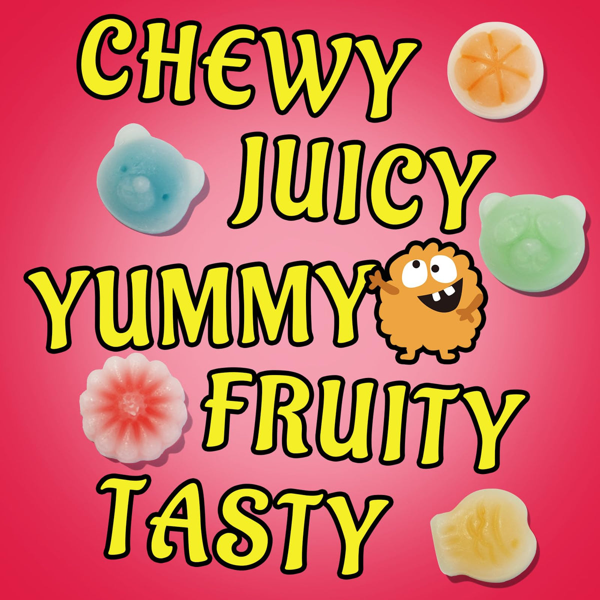Gummy Glow green apple wax candy bottle ideal for snacking.
