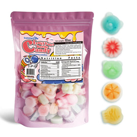 Gummy Glow wax candy bulk pack in resealable bag for easy snacking.