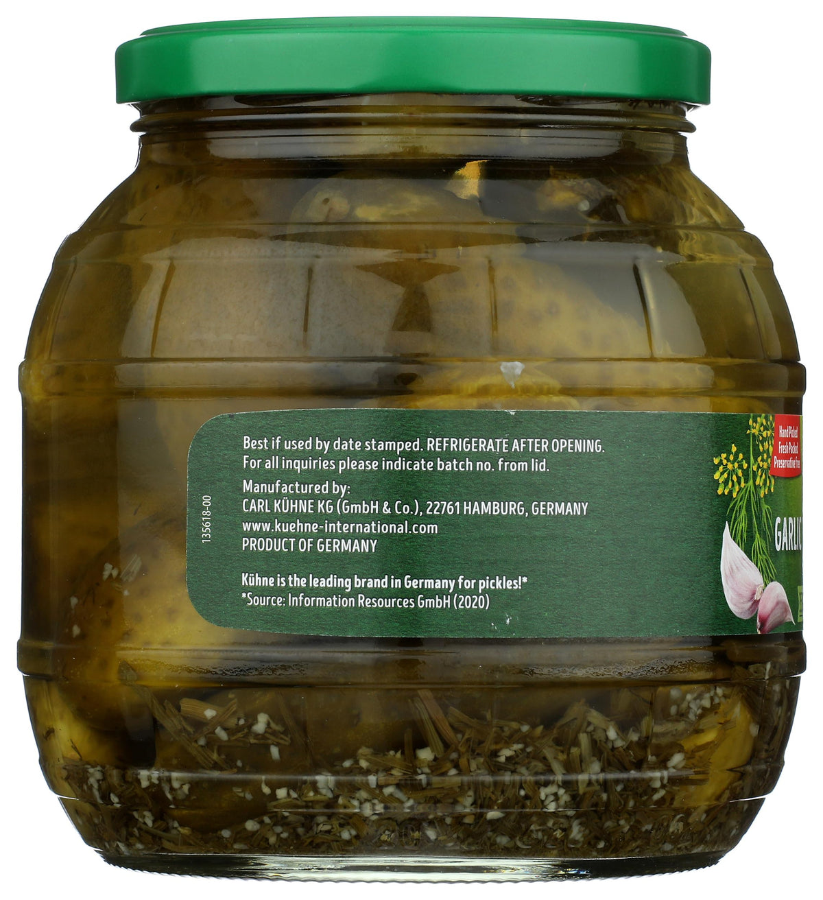 Gundelsheim pickles on a charcuterie board with assorted bites.