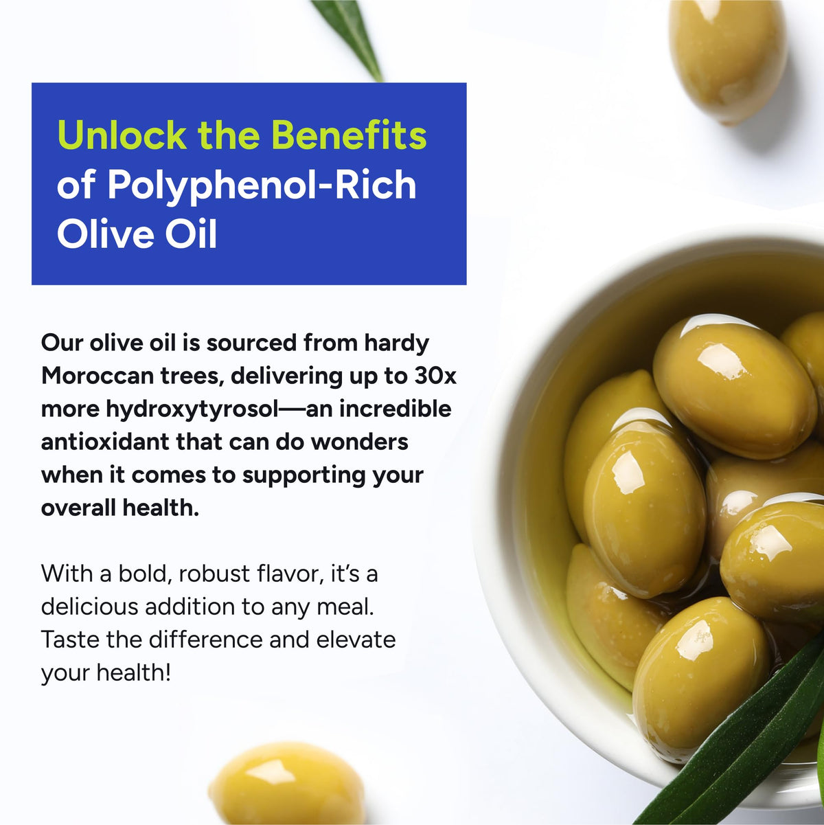 Gundry MD Organic Olive Oil pour in kitchen setup, perfect for finishing dishes.