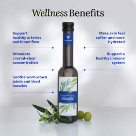 Gundry MD polyphenol-rich olive oil close-up highlighting antioxidant properties.