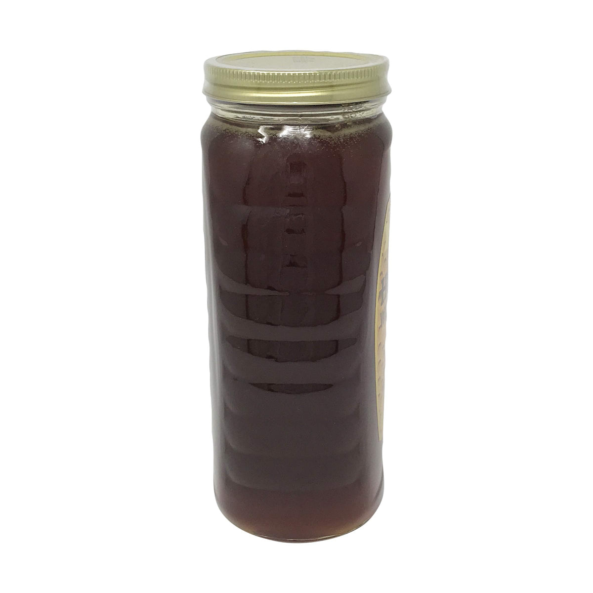 Gunter Apiaries Wildflower Honey bottle pour highlights versatile sweetness for desserts and beverages