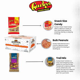 Gurley’s portable 6 oz snack bag ideal for lunches and travel.