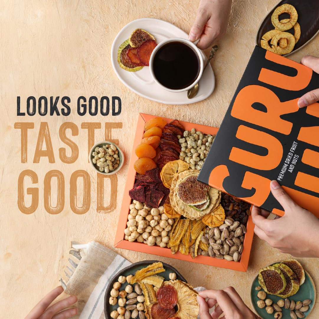 GURU HUNU Mediterranean fruits closeup highlighting natural colors and textures for healthy snacking