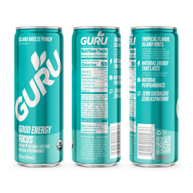 GURU PUNCH ready-to-drink can ready for immediate refreshment