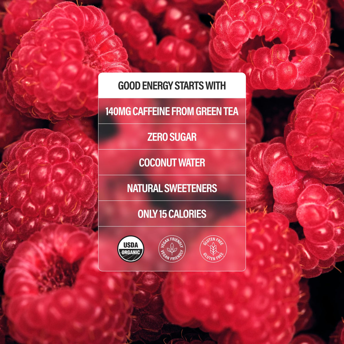 GURU Wild Berry blend of fruity notes, suggested as a zero sugar pick-me-up.