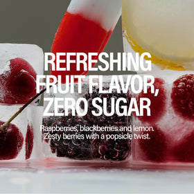 GURU Zero Sugar Wild Ice Pop ingredients highlight organic plant based energy