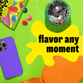 Gushers on-the-go display with kids, ideal for school or road trips.