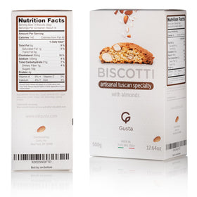 GUSTA biscotti classic almond dip ready scene pairs with coffee
