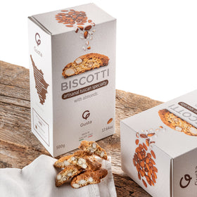 GUSTA biscotti classic almond oven fresh image highlighting aroma
