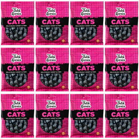 Gustaf's Dutch Licorice Cats front-pack image shows bold, authentic flavor.