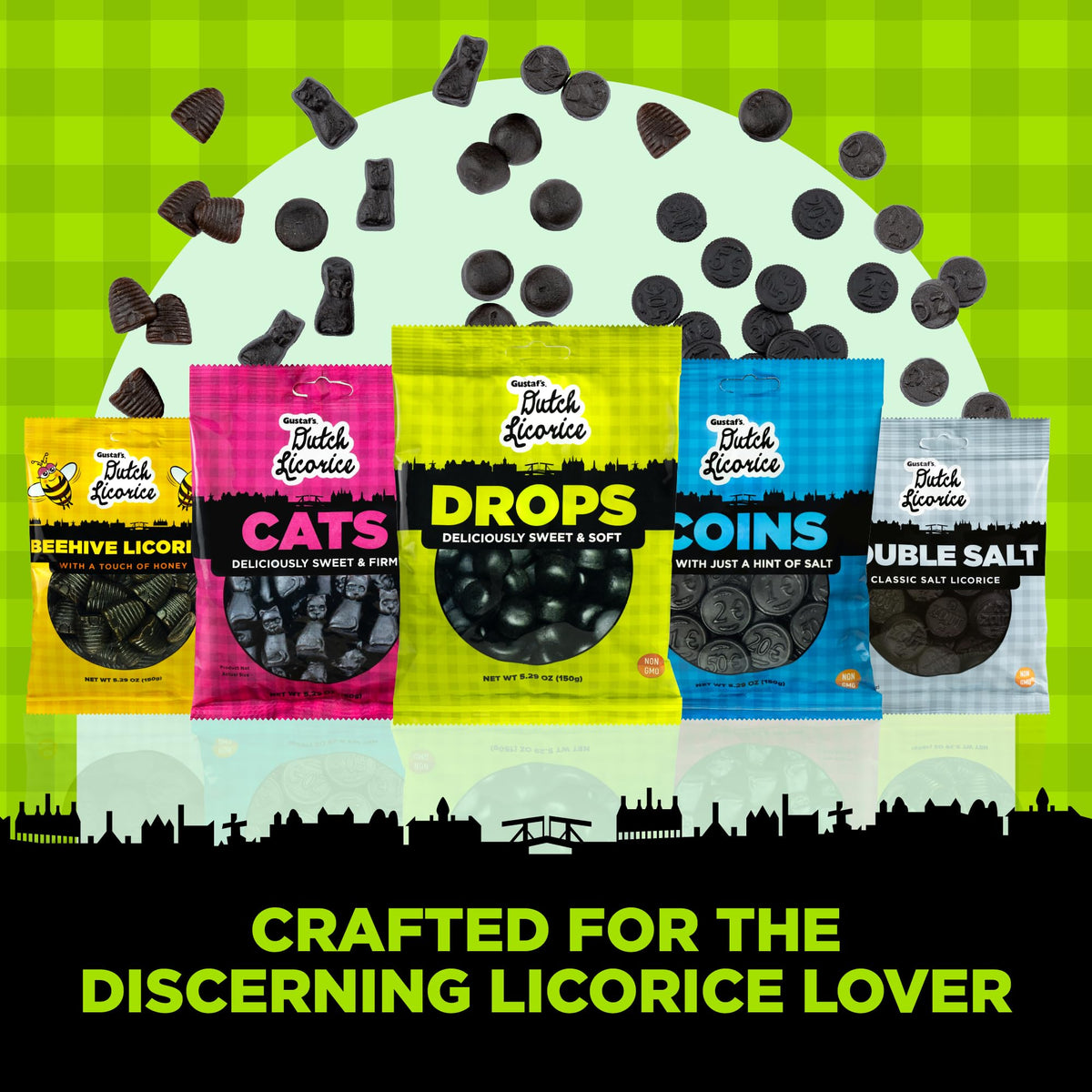Gustaf's Dutch Licorice Drops coconut oil ingredients shown
