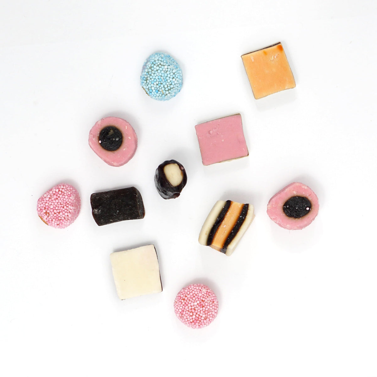 Gustaf's Licorice Allsorts on display, premium English confection for gifting