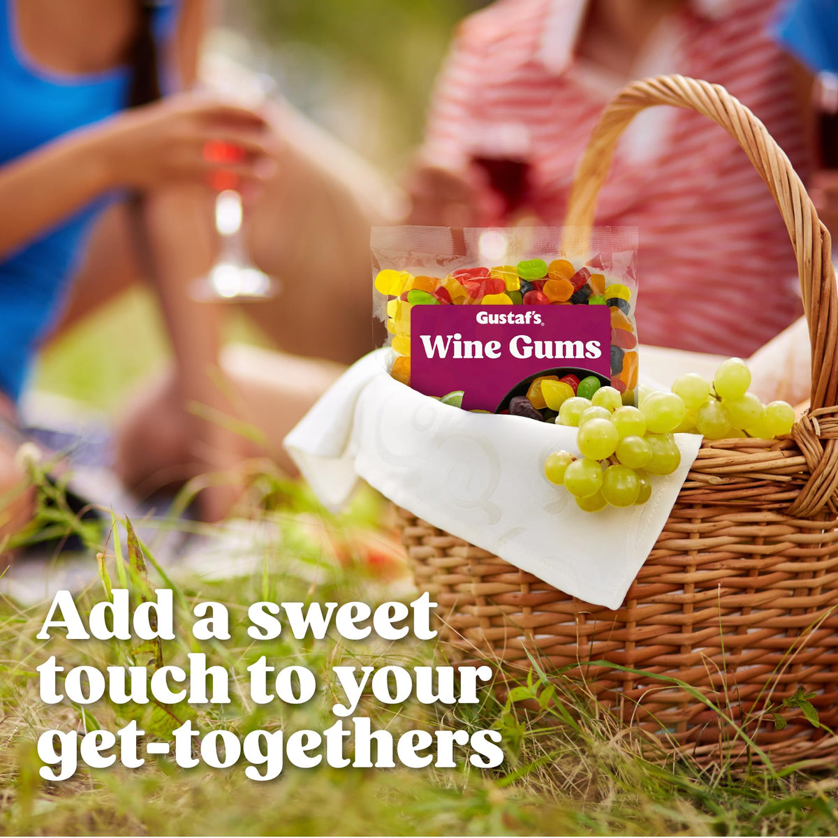 Gustaf's Wine Gums gift idea, a stylish candy present for candy lovers.