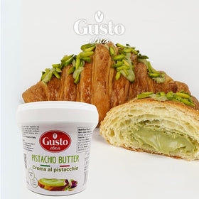 Gusto Etna authentic Italian pistachio cream imported for rich flavor