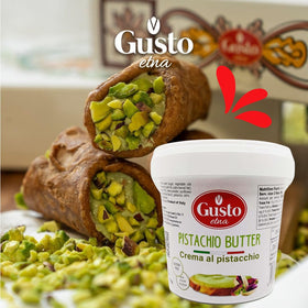 Gusto Etna Dubai-style cookie filling adds pistachio sweetness and chewy texture.