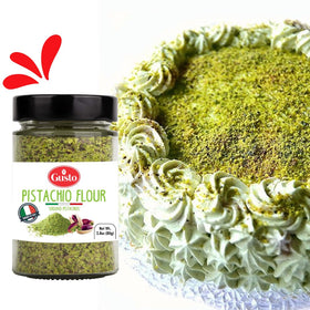 GUSTO ETNA vegan pistachio flour adds flavor to treats.