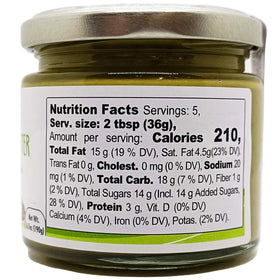 Gusto Etna Pistachio Nut Butter close-up reveals silky texture
