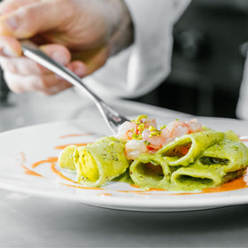 Gusto ETNA pistachio pesto as a quick pasta sauce for weeknights.