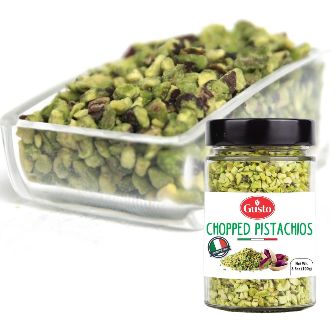 GUSTO ETNA pistachios chopped ice cream topping for desserts