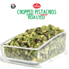 GUSTO ETNA dry roasted pistachios on a salad, adding depth.