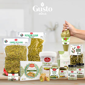 Gusto Etna shelled pistachios ready for baking or dessert garnishes