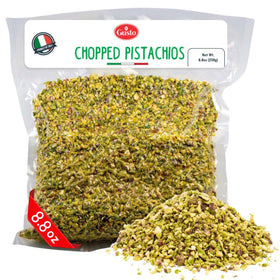 Gusto Etna raw unsalted pistachios close-up for baking.
