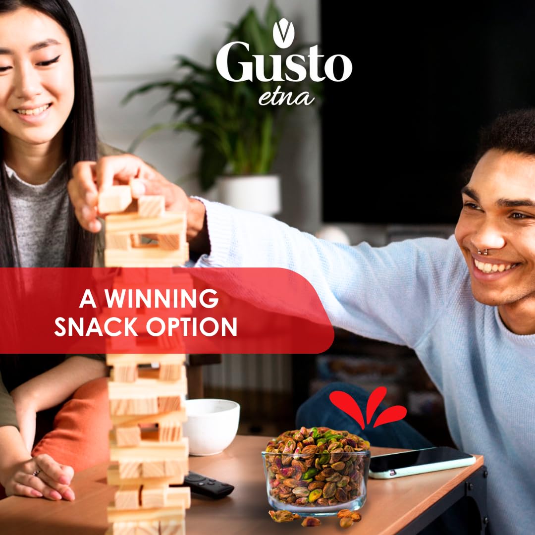 GUSTO ETNA pistachios Turkish origin highlights quality and authenticity