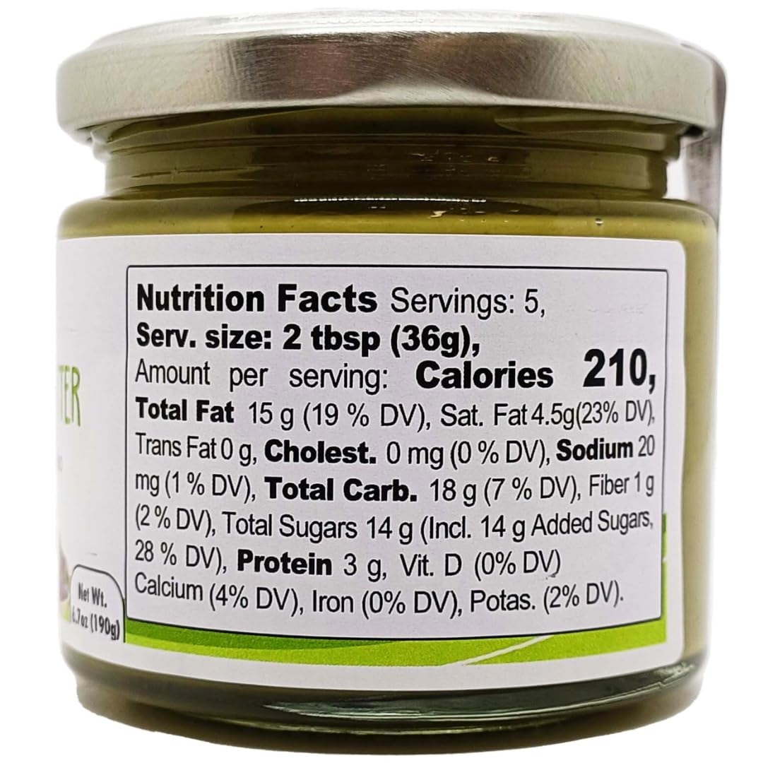 Smooth Gusto Etna pistachio paste ready to spread or mix into recipes