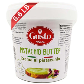 Gusto Etna Sweet Pistachio Butter Cream bulk tub for even spreads and easy portioning.