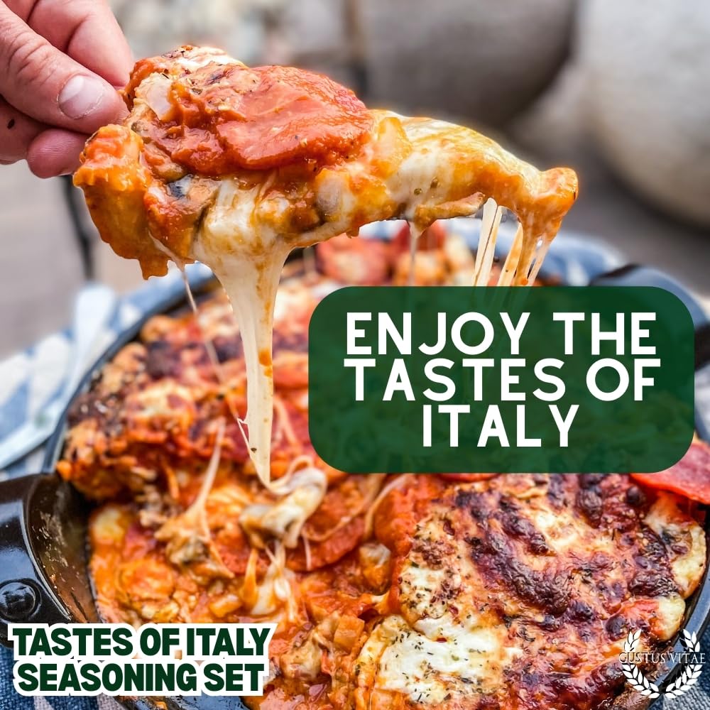 Gustus Vitae artisan spice blends six-pack ready to elevate everyday Italian meals