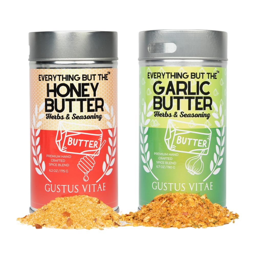 Gustus Vitae Better Than Butter Set packaging highlights premium artisanal spices for gourmet home cooking
