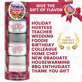 Gustus Vitae all-natural ingredients emphasize clean, allergen-conscious gifting