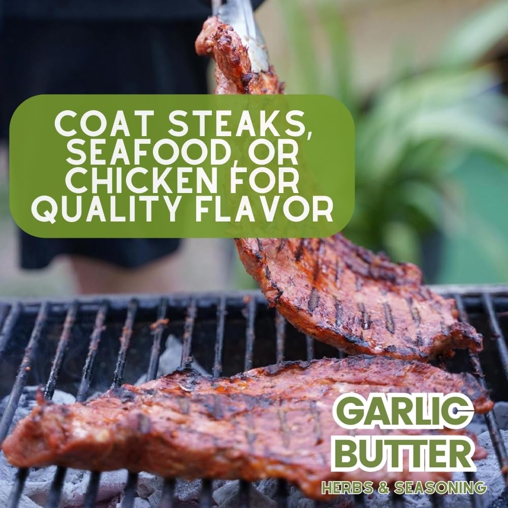 Gustus Vitae steaks with garlic butter seasoning deliver rich, savory crust.