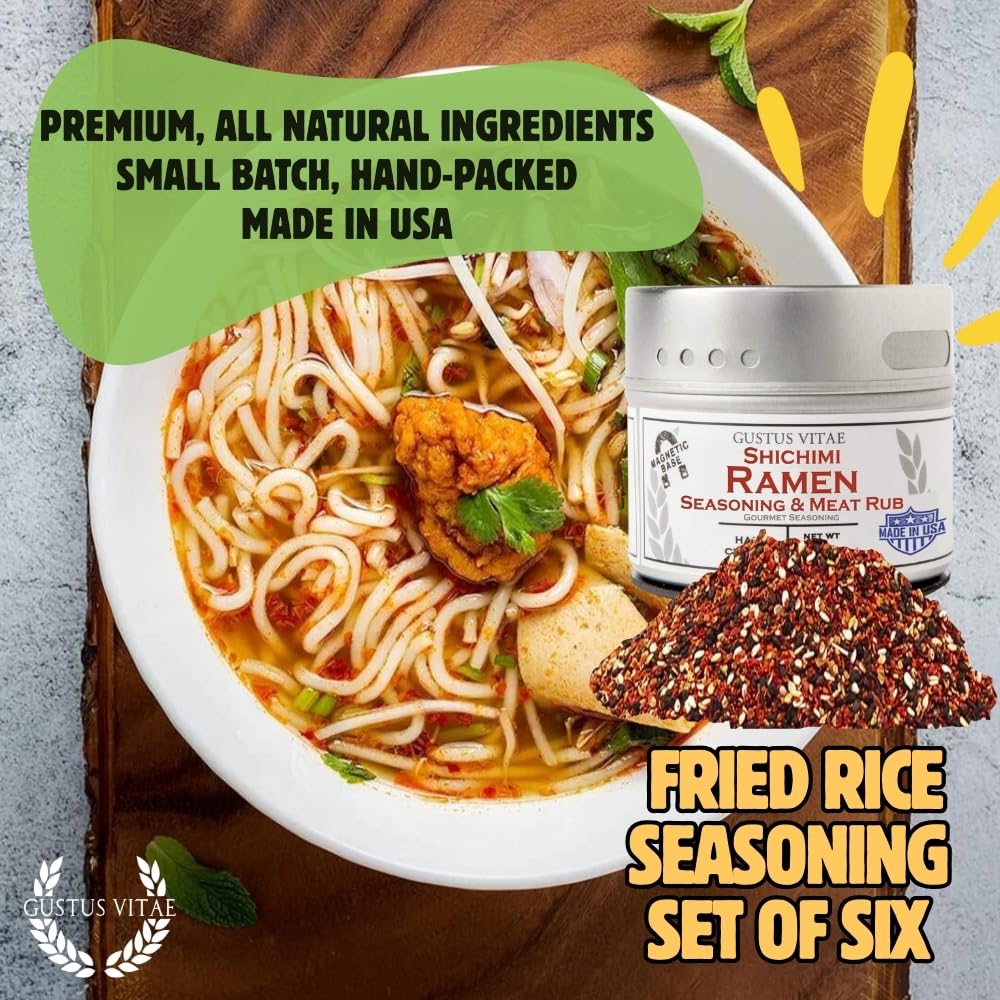 Gustus Vitae fried rice seasoning ideal for authentic Asian stir fry meals