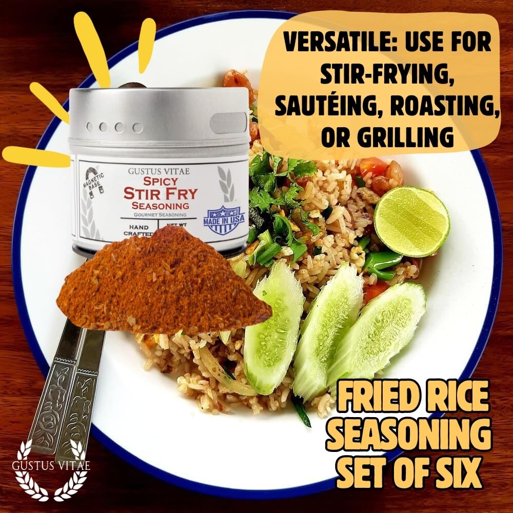 Gustus Vitae fried rice seasoning GLP-1 friendly with clean ingredients