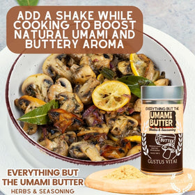 Gustus Vitae GLP-1 friendly butter-spice blend showcases dietary-conscious versatility.