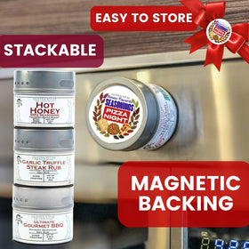 Gustus Vitae pizza night seasonings gift-pack ideal for celebrations and gifting.