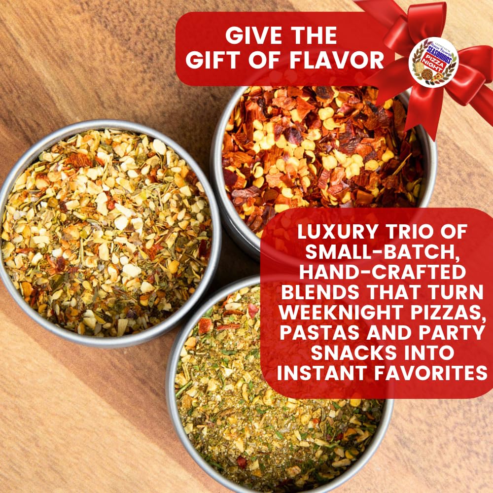 Gustus Vitae pizza night seasonings blended with olive oil for a quick dip.