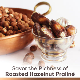 Guylian hazelnut praline center—silky filling for a luxurious melt.
