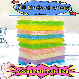 GXXDMZAQ Crystal Gem Candy Jar inside view shows colorful pieces.
